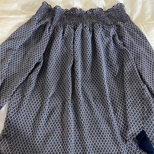 Michael Kors navy Blue blouse Size Large